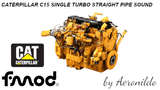 Caterpillar C15 Single Turbo Straight Pipe Sound by Aeronildo - 1.44/1.45 Mod Thumbnail