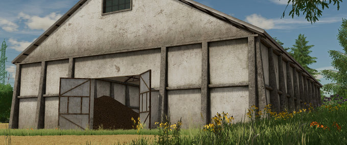 Platzierbare Objekte Schuppen Aus Beton 32x21 Landwirtschafts Simulator mod
