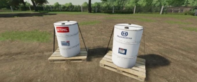 Objects Chain Oil Barrels Farming Simulator mod