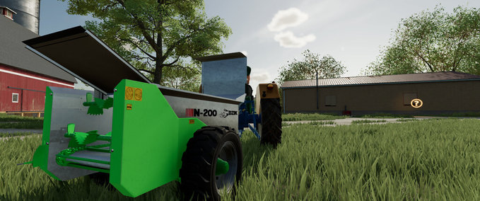 Miststreuer Cynkomet Dzik Landwirtschafts Simulator mod