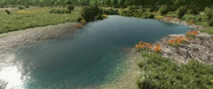 Objekte Natürliches Wasser Flüsse und Teiche Pack Landwirtschafts Simulator mod