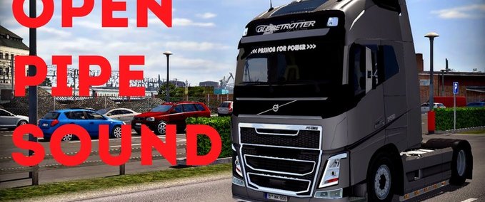Trucks Volvo FH16 Open Pipe Sound - 1.44/1.45 Eurotruck Simulator mod