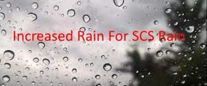 Mods [ATS] Increased Rain for SCS Rain  American Truck Simulator mod