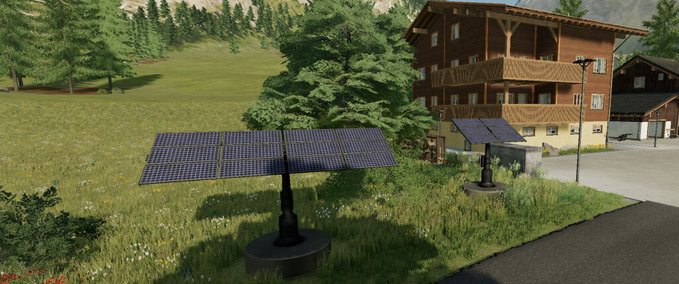 Placeable Objects Placeable Solar Panels Farming Simulator mod