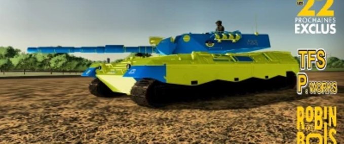 Sonstige Fahrzeuge Ukraine Symbol Tank Landwirtschafts Simulator mod