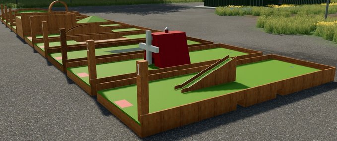 Platzierbare Objekte Minigolf-Set Landwirtschafts Simulator mod