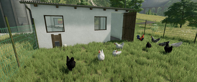 Platzierbare Objekte Kleiner Hühnerstall Landwirtschafts Simulator mod