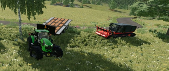 Sonstige Anhänger Transportplattform 4000/H Landwirtschafts Simulator mod