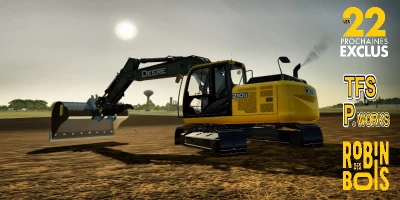 Bagger John Deere 210g - Thumbnail 1