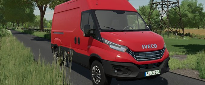PKWs Iveco Daily L2H2 Lieferwagen 2022 Landwirtschafts Simulator mod