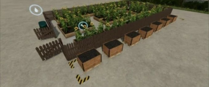 Platzierbare Objekte Freiluftgarten Landwirtschafts Simulator mod