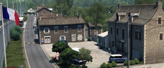 Maps BOURGES UPDATED - 1.45 Eurotruck Simulator mod
