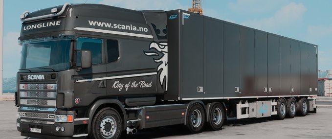 Mods Scania R4 Longline Scania Norwegen Skin Eurotruck Simulator mod