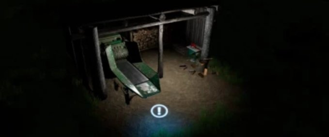 Platzierbare Objekte Holzstapel mit altem Jenz HE 700 StA Landwirtschafts Simulator mod