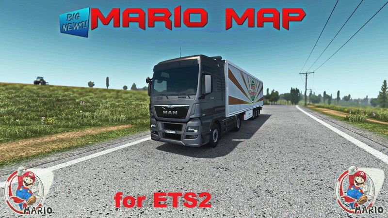 Map of Mario1961 (official version) [1.27.x] for ETS2