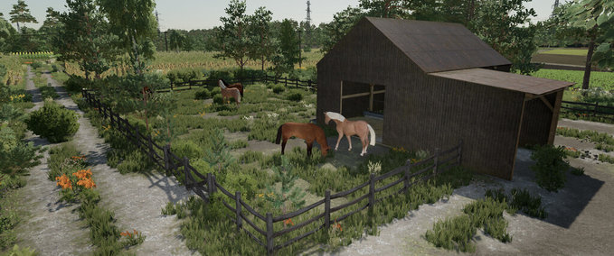 Platzierbare Objekte Ein Kleiner Pferdestall Landwirtschafts Simulator mod