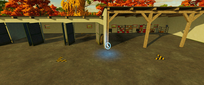 Platzierbare Objekte Garage Mit Service Landwirtschafts Simulator mod