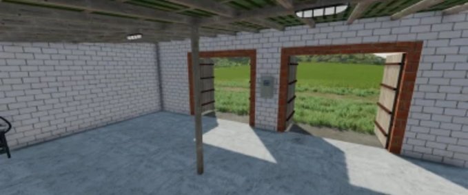 Platzierbare Objekte Mittlere und kleine Garage Landwirtschafts Simulator mod