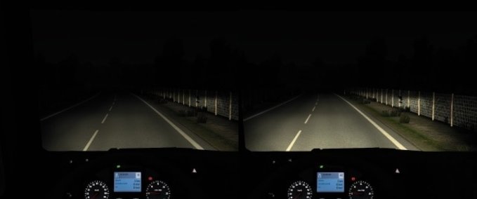 Trucks Erweiterte Scheinwerfer von MaxPayne - 1.45 Eurotruck Simulator mod