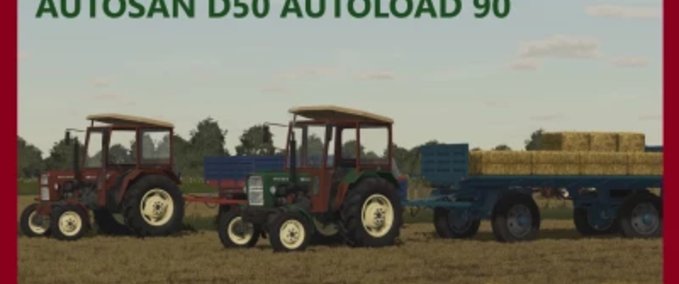 Ballentransport Autosan D50 AUTOLOAD 90 Landwirtschafts Simulator mod