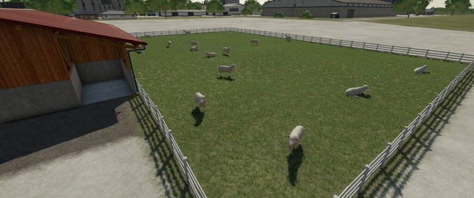 Platzierbare Objekte Ställe Mit Größeren Weiden Landwirtschafts Simulator mod