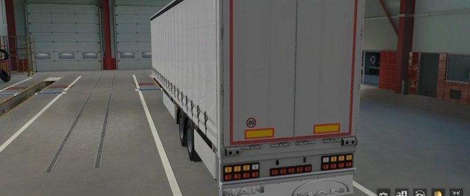 Trailer PAKET VON SCHMUTZFÄNGERN FÜR ANHÄNGER - 1.45 Eurotruck Simulator mod