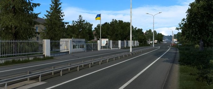 Maps STRAßENVERBINDUNG UKRAINE EXPANSION – CARPATHIAN ADDON - 1.45 Eurotruck Simulator mod
