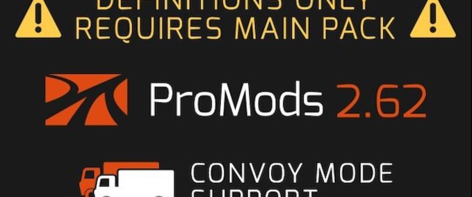 Mods ProMods 2.62 Convoy Mode Support - 1.45 Eurotruck Simulator mod