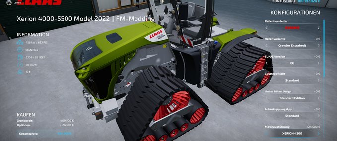 Claas Xerion 5500 Spezial Edition Mod Image