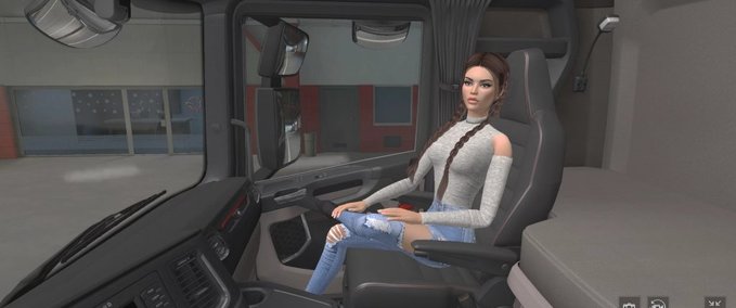 Mods KAYLA PASSENGER - 1.44/1.45 Eurotruck Simulator mod