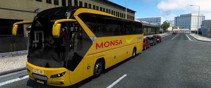 Trucks AI Bus Skins in Traffic - 1.45 Eurotruck Simulator mod