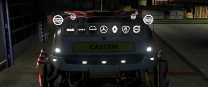 Trucks Hella + Truck Brands Fog Lights - 1.45 Eurotruck Simulator mod