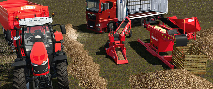 Sonstige Anhänger Grimme Pack Landwirtschafts Simulator mod