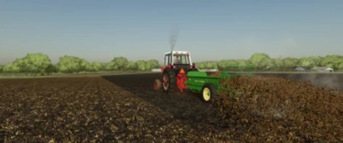 Miststreuer John Deere Düngerstreuer Modell N Landwirtschafts Simulator mod