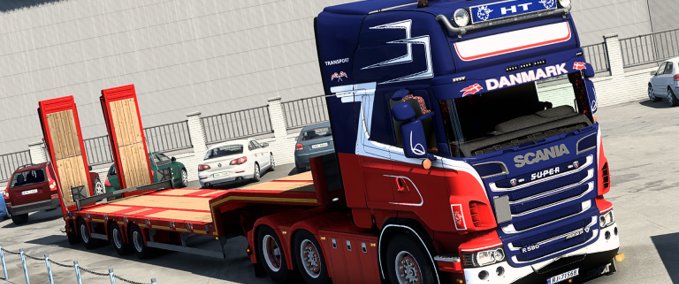 Mods Scania FreD Ex Bjarne Nielsen Skin Eurotruck Simulator mod