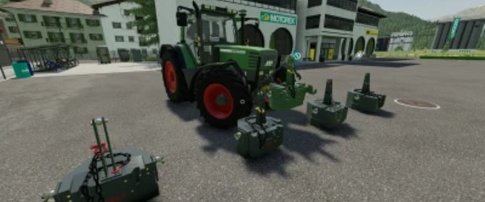 Gewichte Fendt 870KG Landwirtschafts Simulator mod