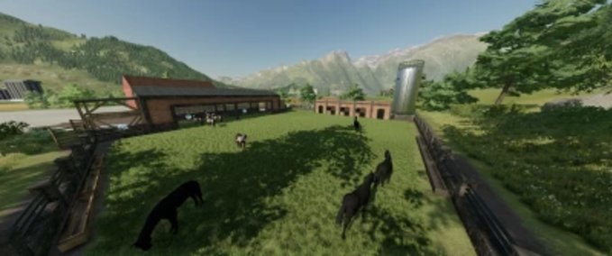 Platzierbare Objekte Großer Pferdestall Landwirtschafts Simulator mod