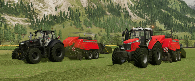Massey Ferguson Massey Ferguson LS 2200 Gen2 Ballenpressen-Pack Landwirtschafts Simulator mod