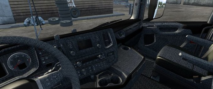 Trucks SCANIA S&R 2016 DANISH PLUCHE WHITE INTERIOR - 1.45 Eurotruck Simulator mod