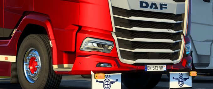 Trucks DAF 2021 Schmutzfänger Paket - 1.45 Eurotruck Simulator mod