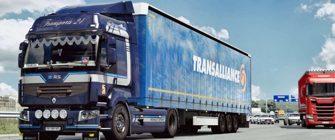 Trucks RENAULT PREMIUM EVR DXI REAL SOUND REWORKED - 1.45 Eurotruck Simulator mod