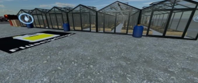 Platzierbare Objekte 12 große Gewächshäuser in einem 1.4 Landwirtschafts Simulator mod
