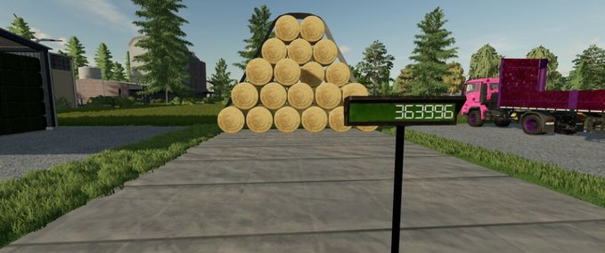 Platzierbare Objekte Ballenlagerungen Landwirtschafts Simulator mod