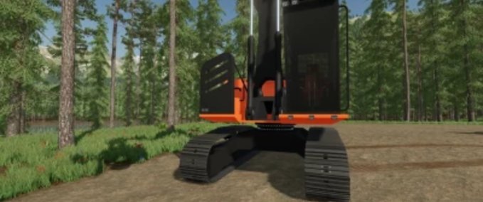 Bagger & Radlader HitachiZX240 Landwirtschafts Simulator mod