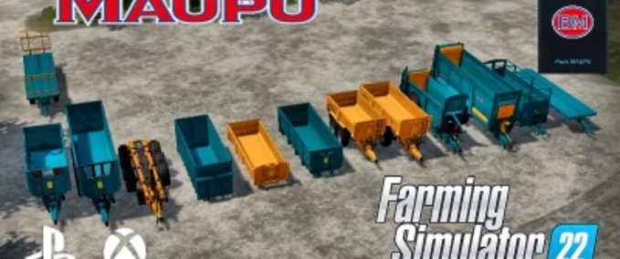 Sonstige Anhänger MAUPU PACK Multi Plateforme Landwirtschafts Simulator mod