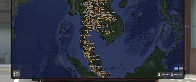 Südostasien Karte (SEA Map) - 1.45 Mod Image