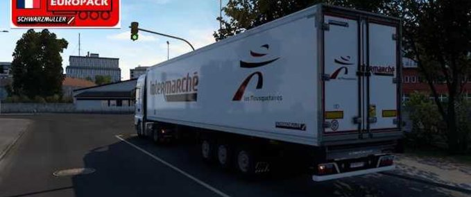 Trailer Schwarzmüller DLC Europack - 1.45 Eurotruck Simulator mod