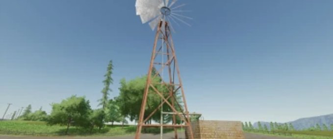 Platzierbare Objekte Windpumpe Prefab Landwirtschafts Simulator mod