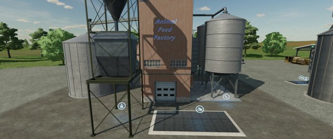Platzierbare Objekte Futtermittelwerk Landwirtschafts Simulator mod