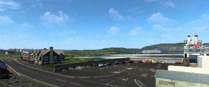 Maps Promods Addon: Shetland - 1.45 Eurotruck Simulator mod